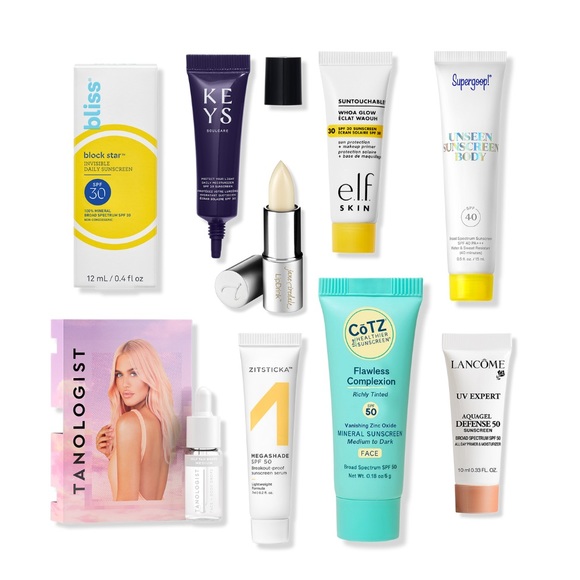 Suncare Beauty Samples